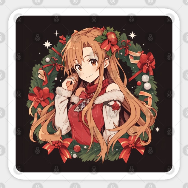 asuna christmas Sticker by WabiSabi Wonders